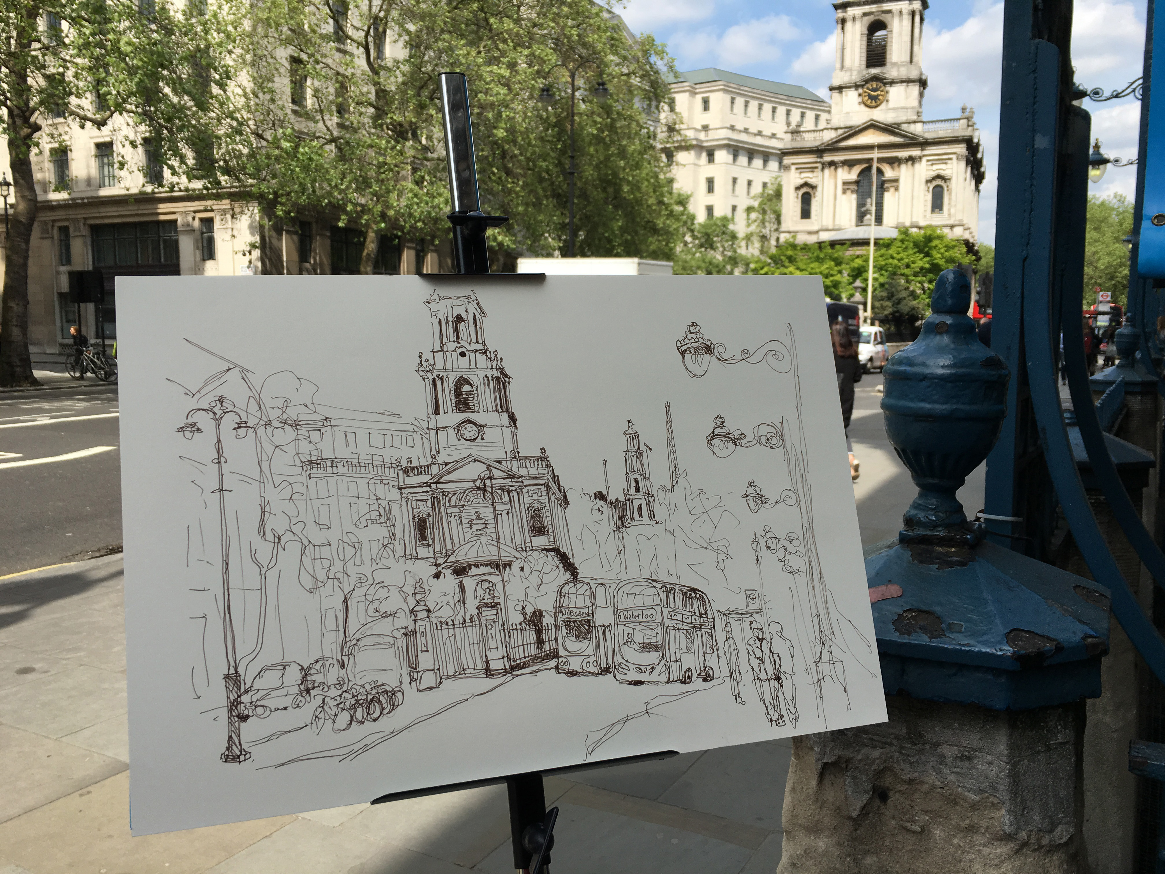 Outside Somerset House