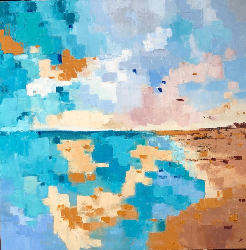 Whitstable seascape in oils