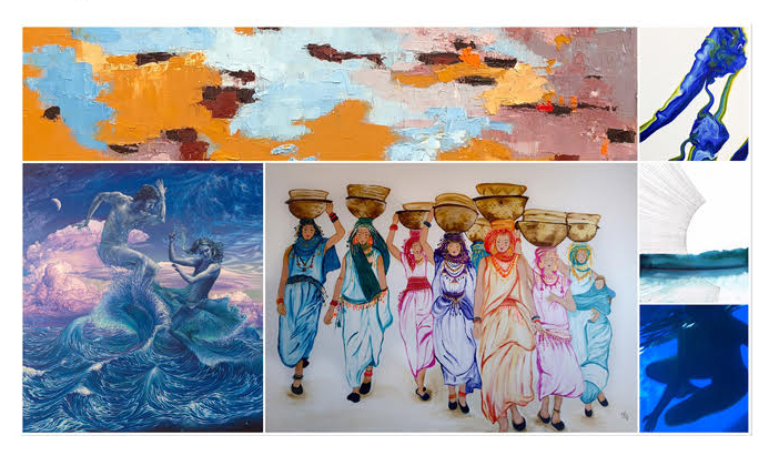 paintings in the exhibition