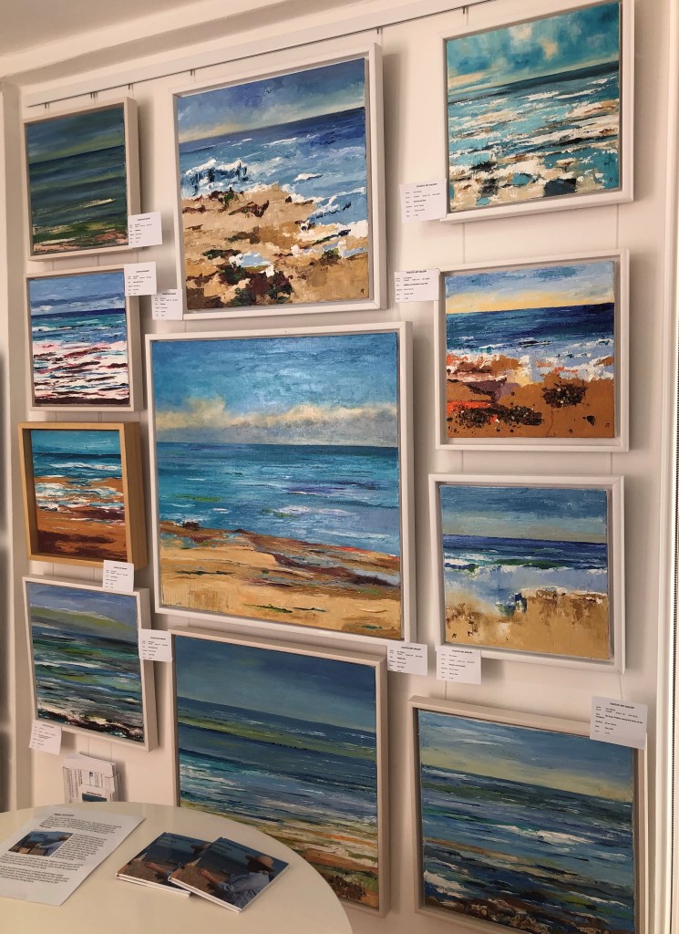 Ann Palmer Paintings in Eclectic Art Galley, Margate August 2020