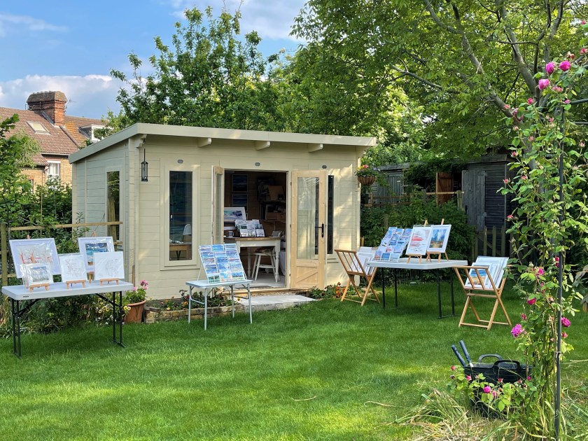 Ann's Garden Studio during Open Studios in July last year