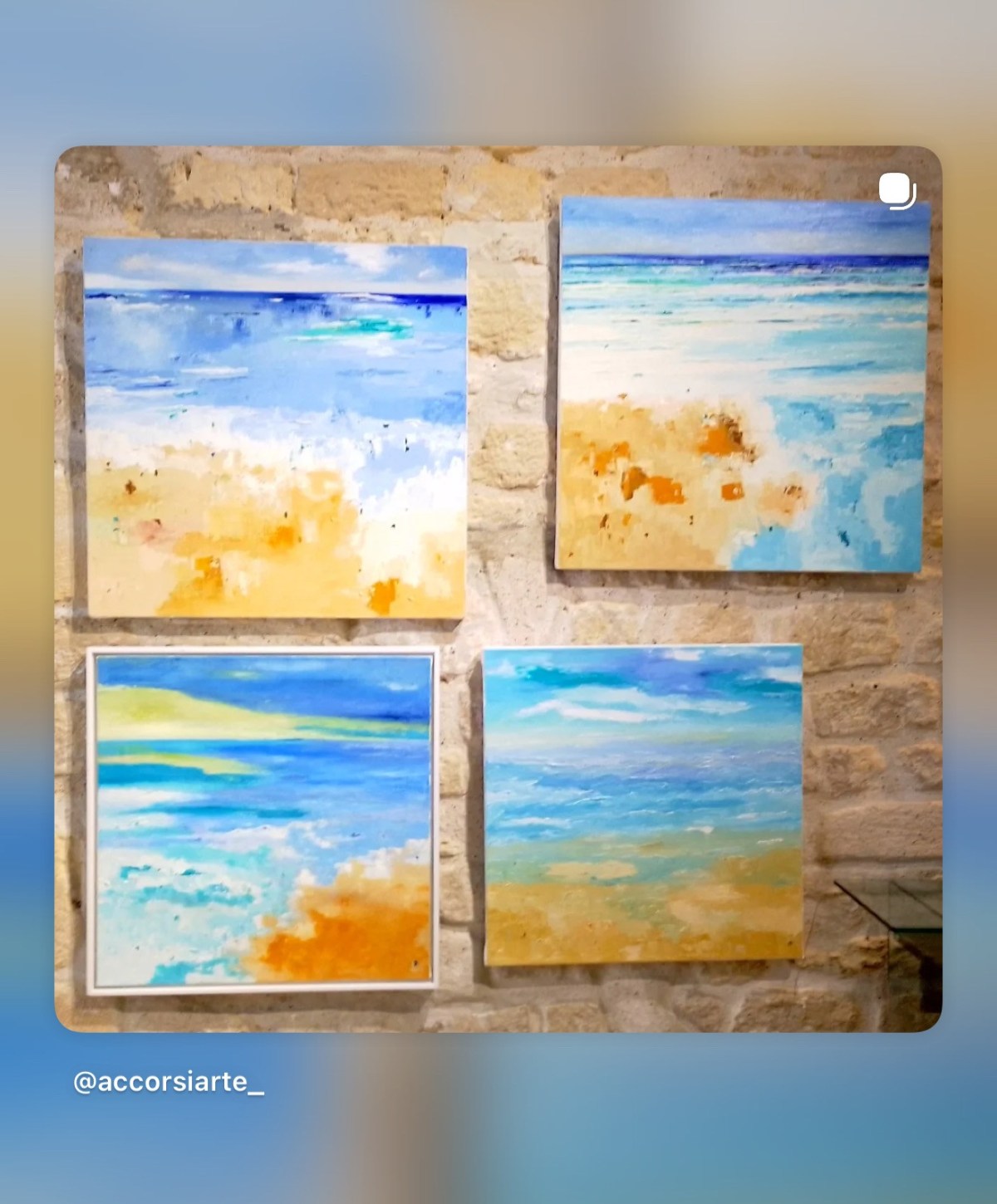 My paintings at the Bortone Gallery in Paris this week